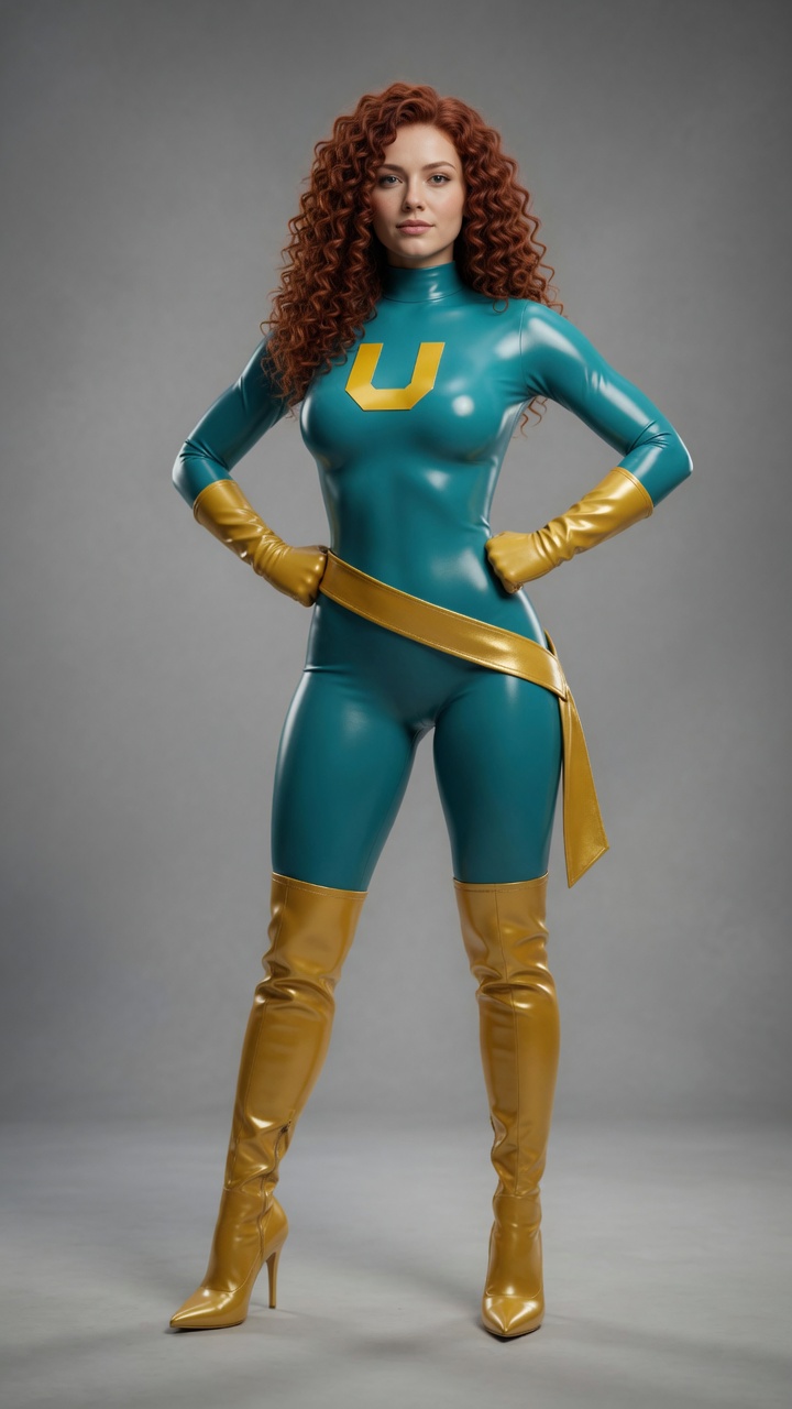 Ultragirl, Christine Kelly, Big Bang Comics homage illustration