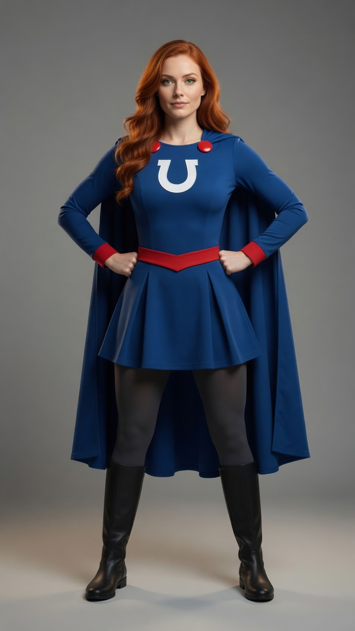 Ultra-Girl, the 2018 short film character played by Lindsey Bean