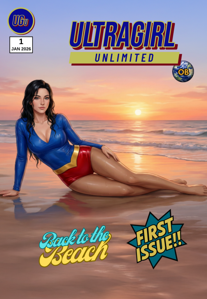 UltraGirl Unlimited issue 1 cover, Back to the Beach, January 2026